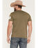 Image #4 - Grunt Style Men's Patriot Short Sleeve Graphic T-Shirt - Big, Olive, hi-res