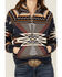 Image #3 - Shyanne Women's Southwestern Print Pullover, Navy, hi-res