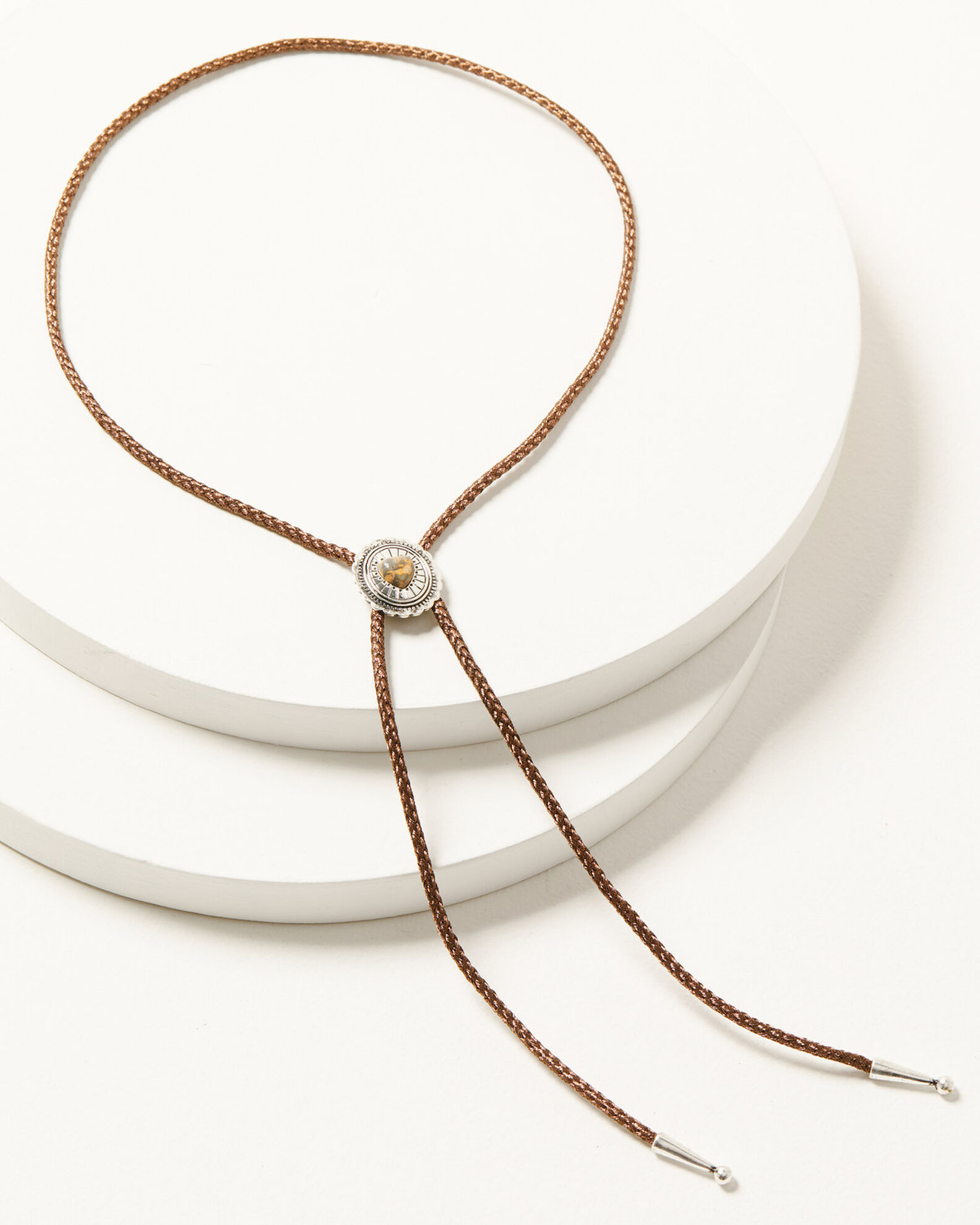 Shyanne Women's Heart Bolo Cord Necklace