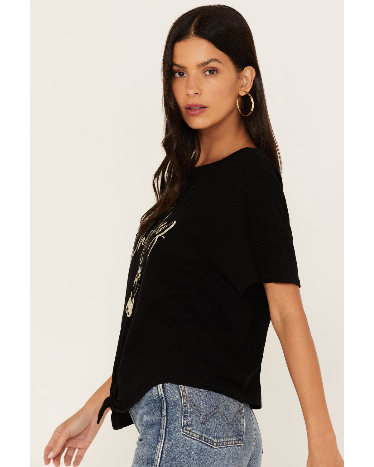 Image #2 - Shyanne Women's Just Add Whiskey Graphic Short Sleeve Tee, Black, hi-res
