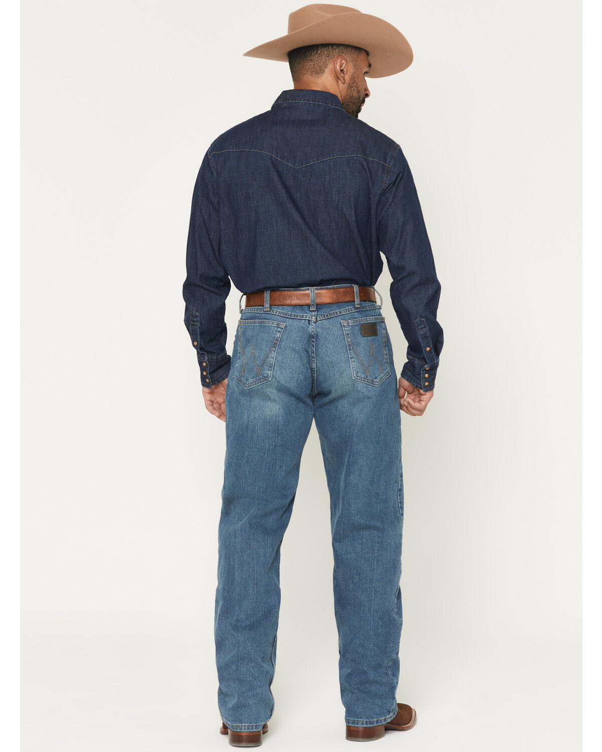 Image #3 - Wrangler X Cody Johnson 20X Medium Wash Relaxed Bootcut Stretch Denim Jeans - Tall, Medium Wash, hi-res
