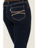 Image #2 - Hooey by Rock & Roll Denim Women's Dark Wash Mid Rise Petal Stitch Bootcut Jeans, Dark Wash, hi-res
