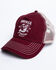 Image #1 - Cody James Men's Burgundy America Free Patch Mesh Ball Cap , Burgundy, hi-res