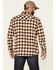 Moonshine Spirit Men's Sundance Southwestern Plaid Long Sleeve Snap Western Flannel Shirt , Cream, hi-res