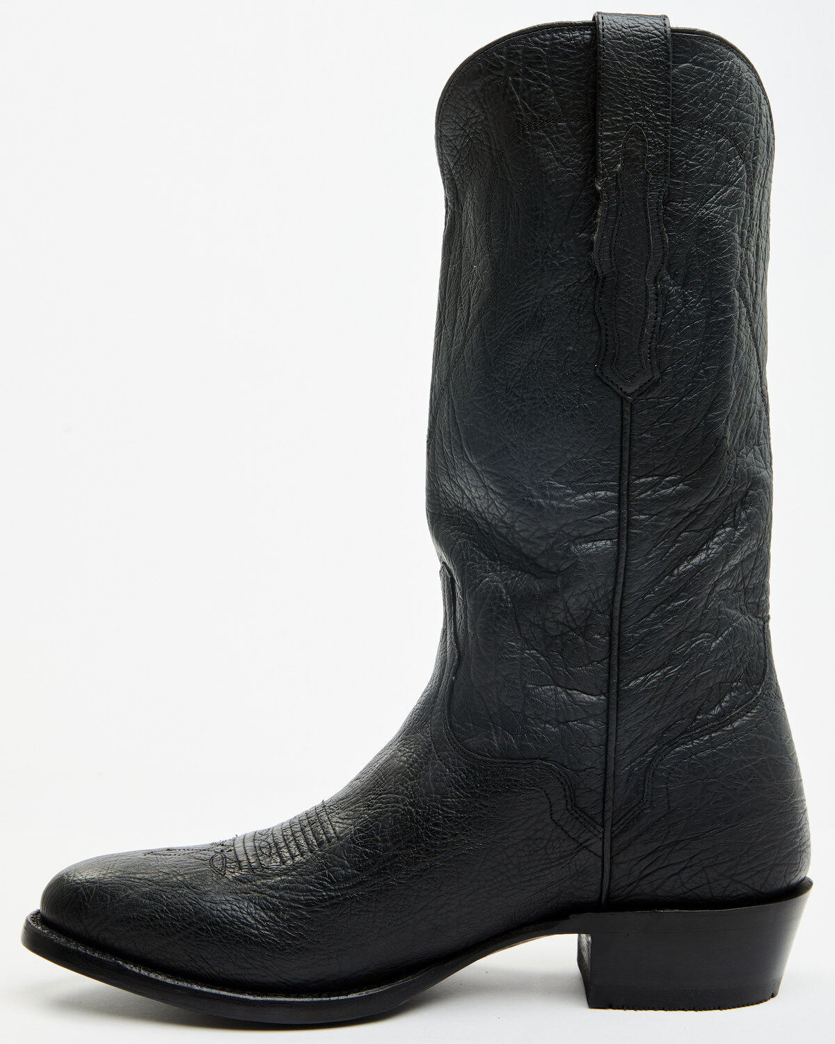 Image #3 - El Dorado Men's Sammy Western Boots - Round Toe, Black, hi-res