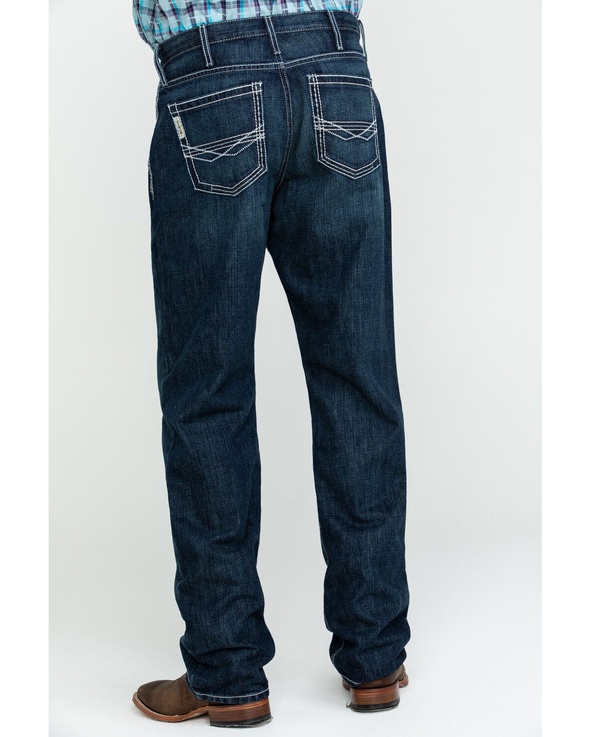 Cinch Men's Silver Label Slim Fit Jean, Dark Stone Wash, 28W X 34L