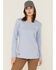 Image #1 - Ariat Women's FR AC Crew Long Sleeve Work Tee, Purple, hi-res
