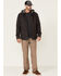 Hawx Men's Frederick's Mahogany Plaid Insulated Snap Front Hooded Work Shirt Jacket , Mahogany, hi-res
