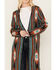 Image #3 - Rock & Roll Denim Women's Southwestern Print Long Sleeve Duster, Rust Copper, hi-res