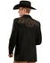 Image #3 - Circle S Men's Embroidered Microsuede Sport Coat, Black, hi-res