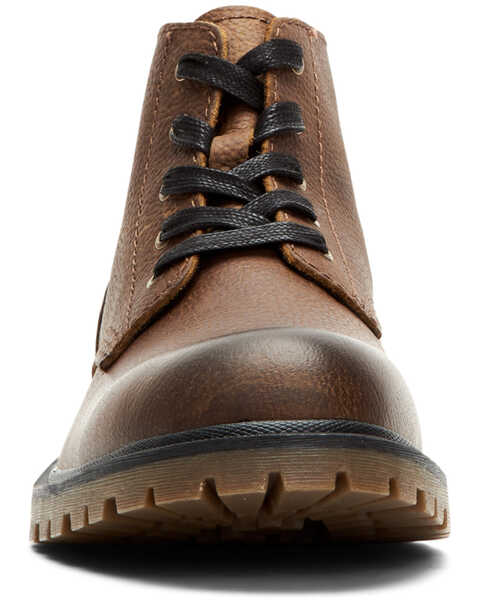 Image #5 - Frye Men's Ranger Chukka Work Boots - Soft Toe, Dark Brown, hi-res