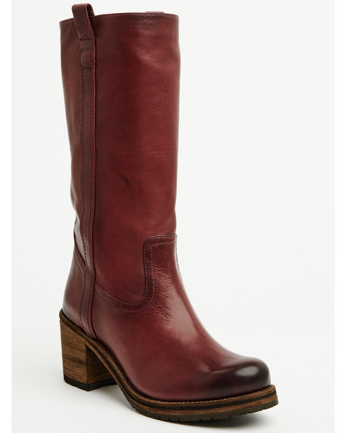 Image #1 - Cleo + Wolf Women's Scout Fashion Boots - Round Toe, Wine, hi-res