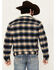 Image #4 - Levi's Men's Plaid Print Sherpa Lined Trucker Jacket, Blue, hi-res