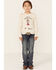 Image #4 - Wrangler Girls' Cowgirl First Long Sleeve T-Shirt, Oatmeal, hi-res