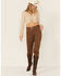Lush Clothing Cinch Front Pointelle Bell Sleeve Top, Oatmeal, hi-res