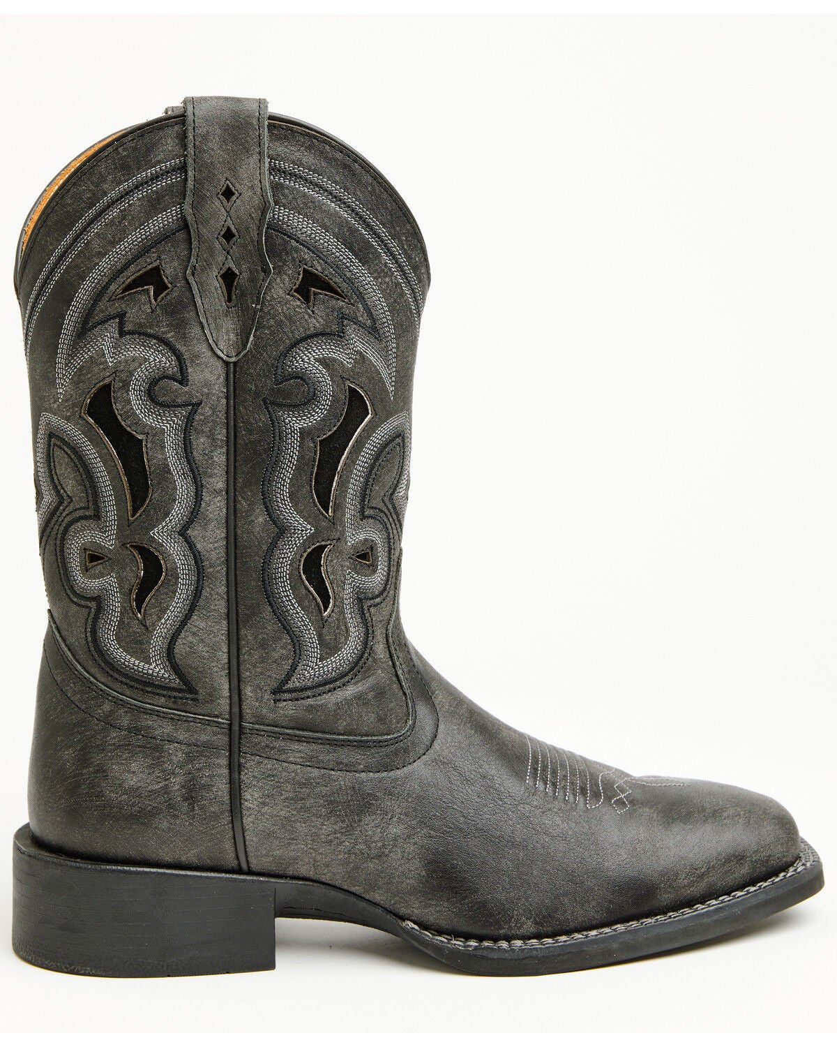 Image #2 - Cody James Ace&trade; Nixon Performance Western Boots - Broad Square Toe, Black, hi-res