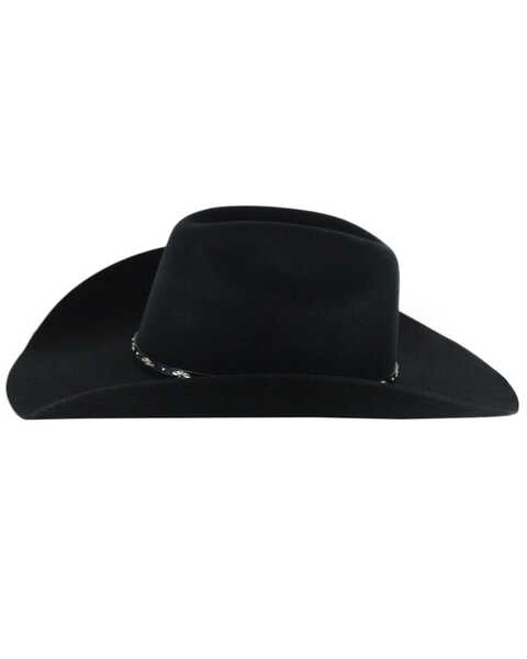 Cody James® Men's Drifter 3X Rider Crown Wool Hat, Black, hi-res