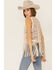 Image #4 - Vocal Women's Lace Studded Fringe Vest, Natural, hi-res