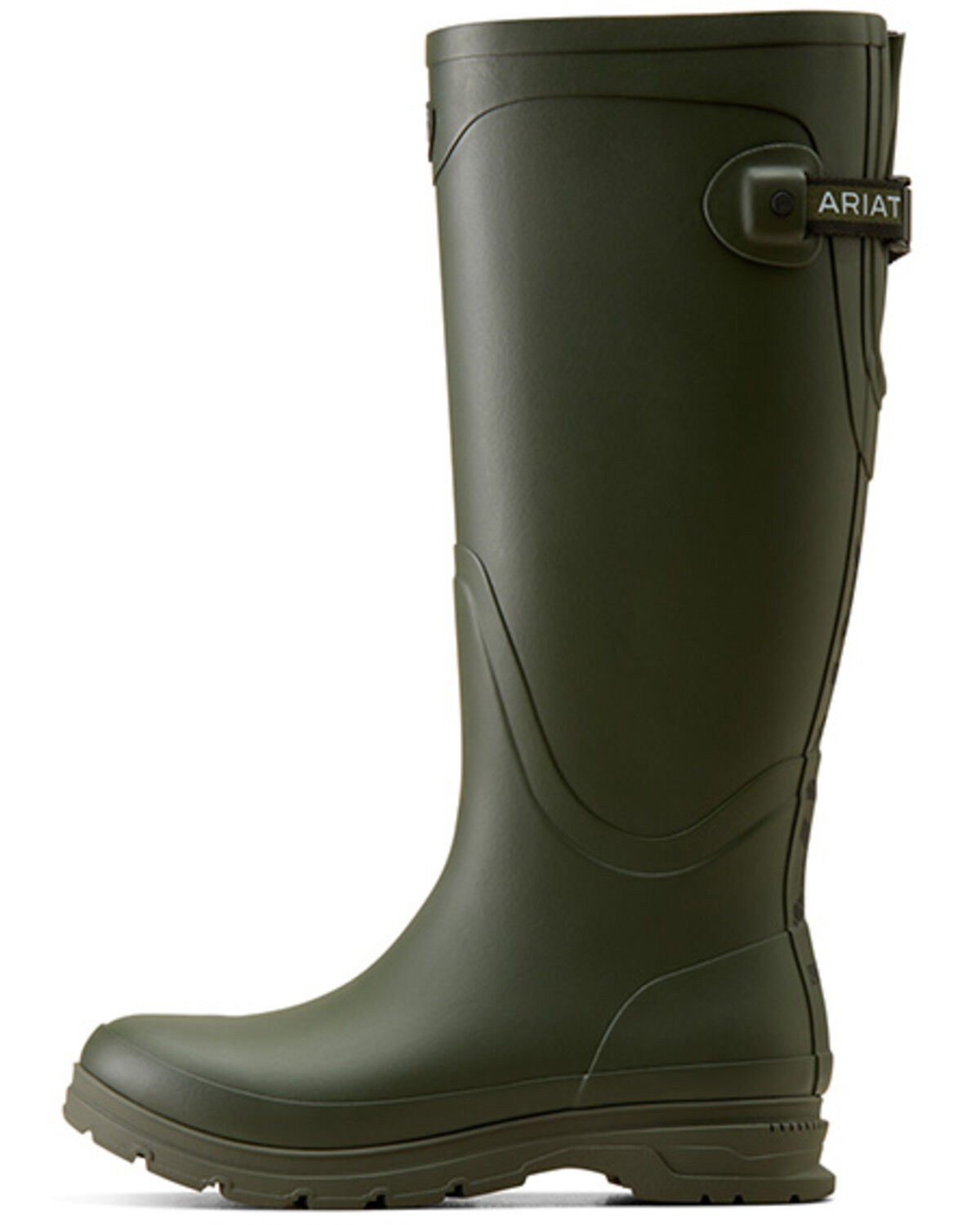 Image #2 - Ariat Women's Kelmarsh Waterproof Rubber Tall Boot - Round Toe, Green, hi-res