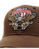 Image #2 - Cody James Men's Fight For Freedom Patch Mesh Ball Cap , Brown, hi-res