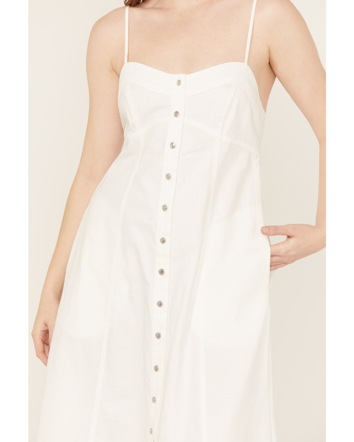 Image #3 - Free People Women's Just Jill Maxi Dress, Cream, hi-res