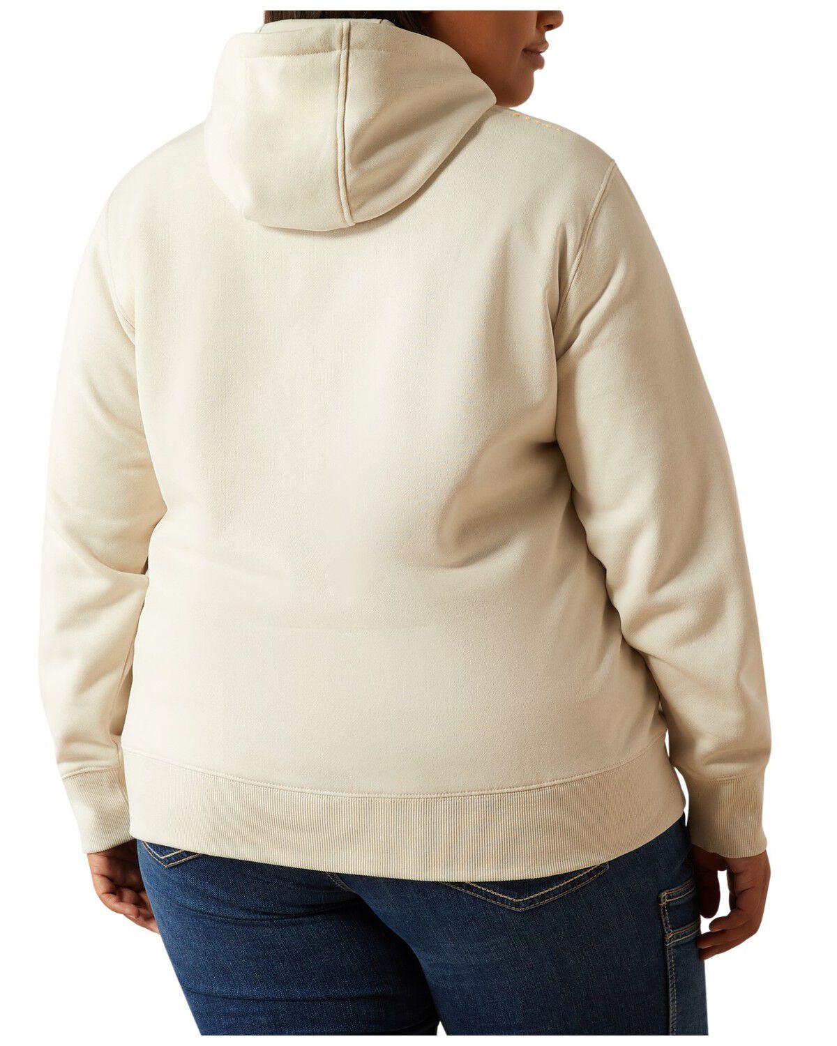 Image #2 - Ariat Women's Rebar Graphic Hoodie - Plus, Grey, hi-res