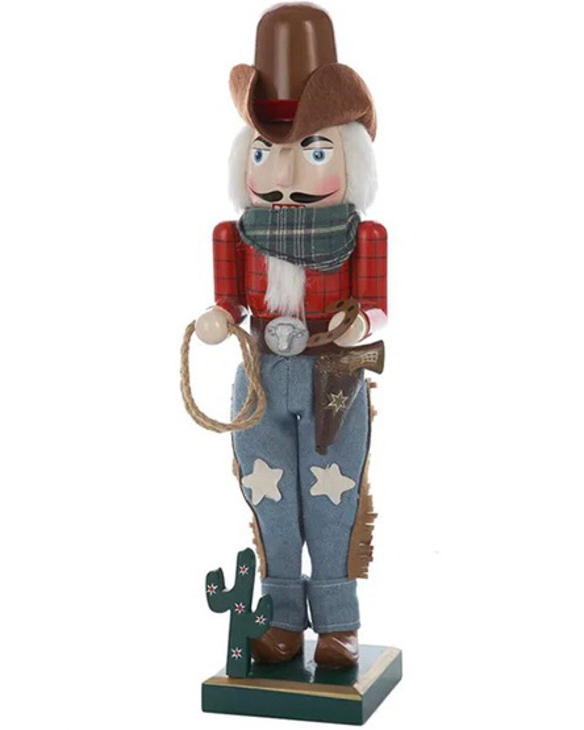 Image #1 - Kurt Adler 15" Cowboy Nutcracker , Multi, hi-res