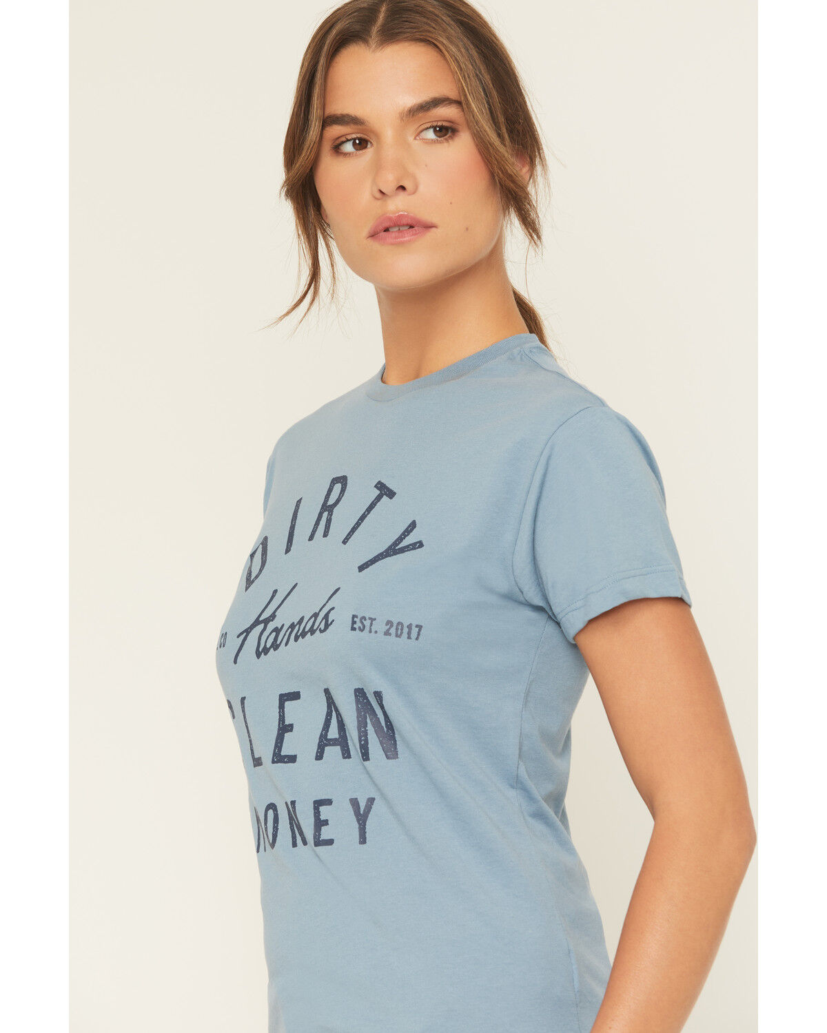 Image #2 - Troll Co Women's Juno Short Sleeve Graphic Tee, Slate, hi-res