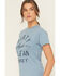 Image #2 - Troll Co Women's Juno Short Sleeve Graphic Tee, Slate, hi-res