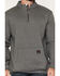 Image #3 - Forge Workwear Men's FR Solid 1/4 Zip Work Pullover, Charcoal, hi-res
