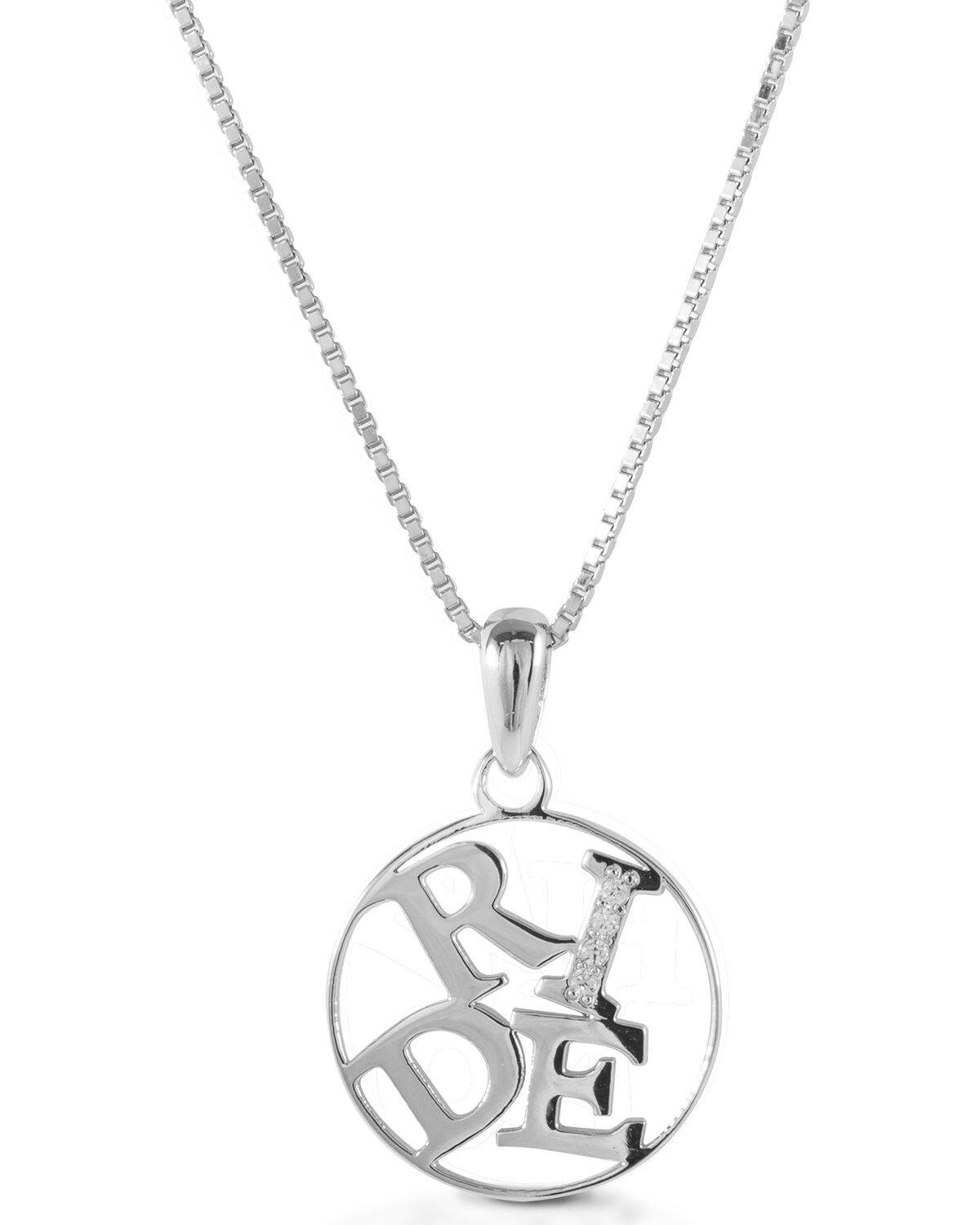 Kelly Herd Women's Ride Pendant Necklace, Silver, hi-res