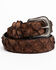 Cody James Men's Brown Pirarucu Exotic Belt , Brown, hi-res