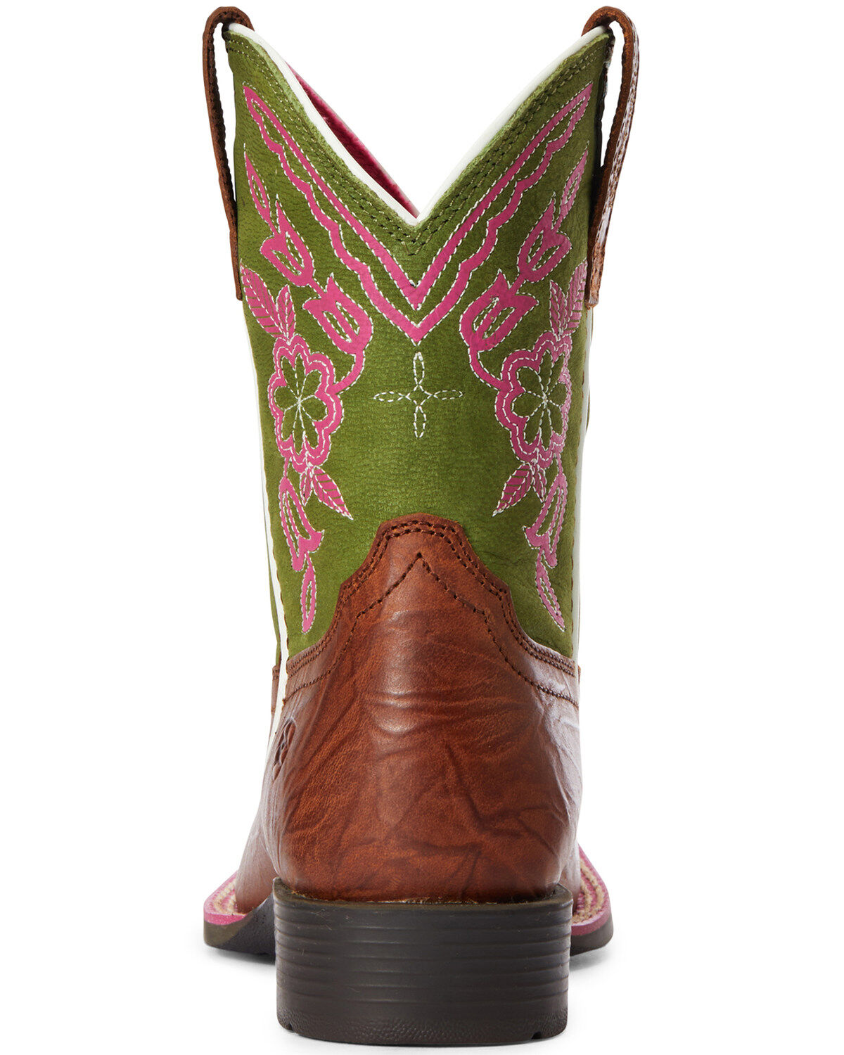 Image #3 - Ariat Girls' Cattle Cate Western Boots - Broad Square Toe, , hi-res
