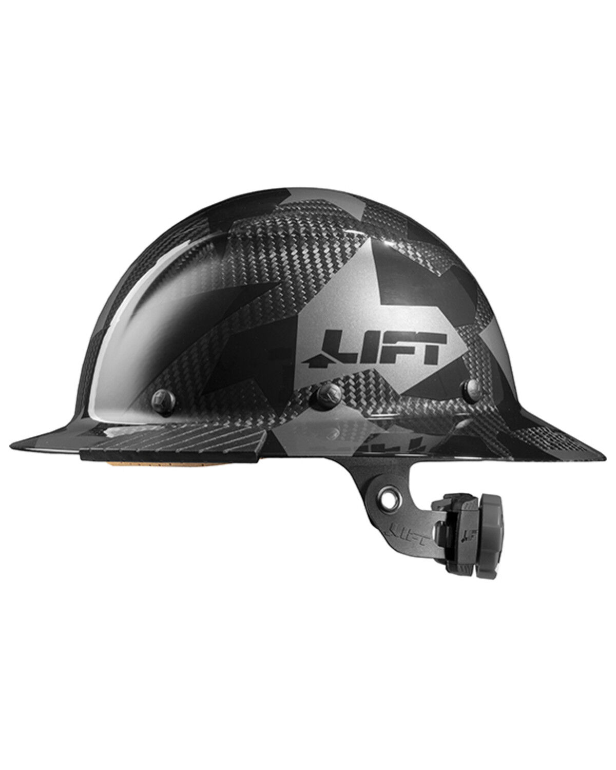 Lift Safety Men's Dax Carbon Fiber ANSI-C, TYPE 1 Full Brim Hard Hat