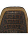 Image #4 - Justin Men's Derrickman Croc Print Western Work Boots - Composite Toe, , hi-res