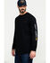 Image #3 - Cody James Men's FR Logo Long Sleeve Work Shirt - Tall, Black, hi-res