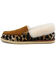 Image #3 - Twisted X Women's Leopard Print Fur-Lined Shoes - Moc Toe, Brown, hi-res
