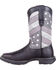 Image #3 - Rebel by Durango Men's Faded Flag Western Boots, Black, hi-res