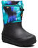 Image #1 - Bogs Boys' Snow Shell Rubber Boots, Black, hi-res