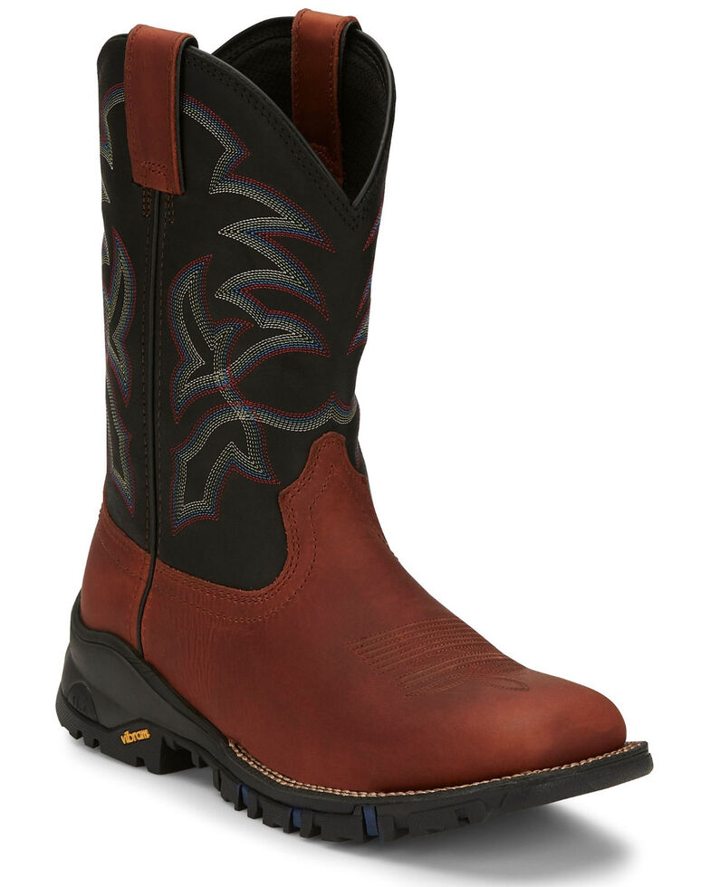 tony lama square toe work boots