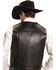 Image #3 - Roper Men's Nappa Notched Collar Leather Vest - Big & Tall, Brown, hi-res