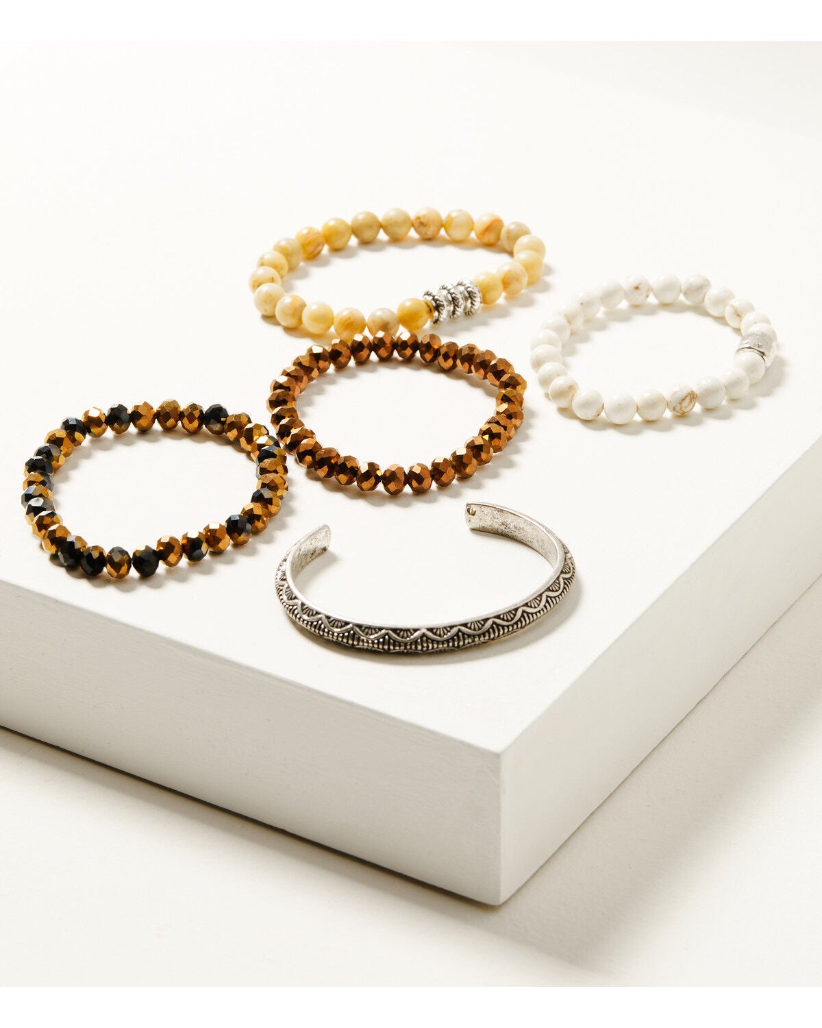 Image #1 - Shyanne Women's Mystic Valley Bracelet Set - 5 Piece, Silver, hi-res