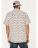 Image #4 - Moonshine Spirit Men's Bar Stool Floral Geo Print Snap Western Shirt , Brown, hi-res