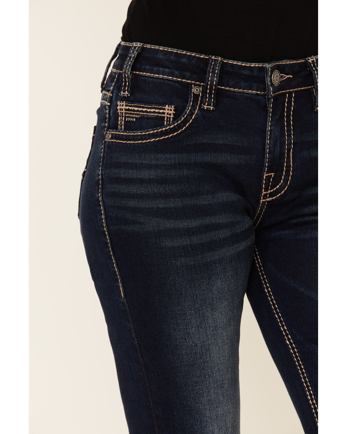 Womens dark wash jeans clearance