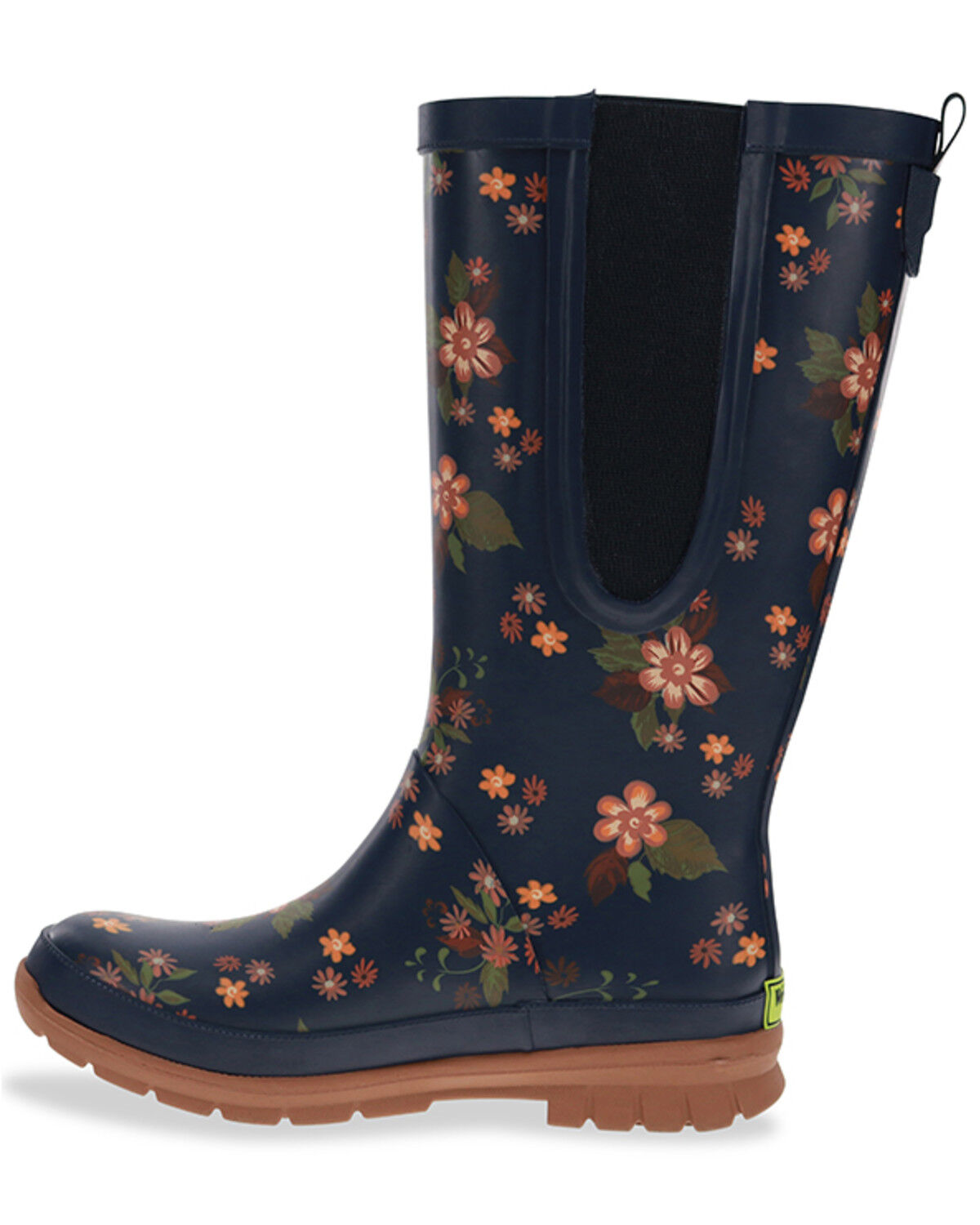 Western Chief Women's Country Bloom Tall Rain Boots - Round Toe