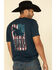 Cody James Men's Forever Cowboy Graphic Short Sleeve T-Shirt, Blue, hi-res