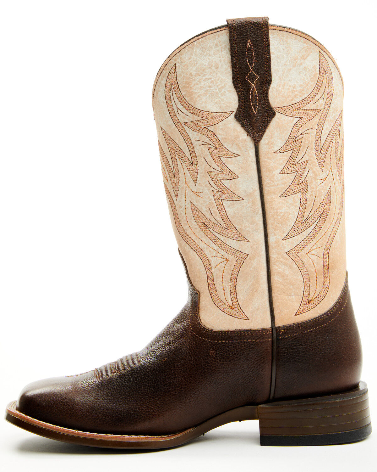 Image #3 - Cody James Men's Hoverfly Western Performance Boots - Broad Square Toe, Cream, hi-res