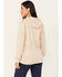 Image #4 - Ariat Women's Rebar Contrast Hooded Long Sleeve Work T-Shirt, Beige, hi-res