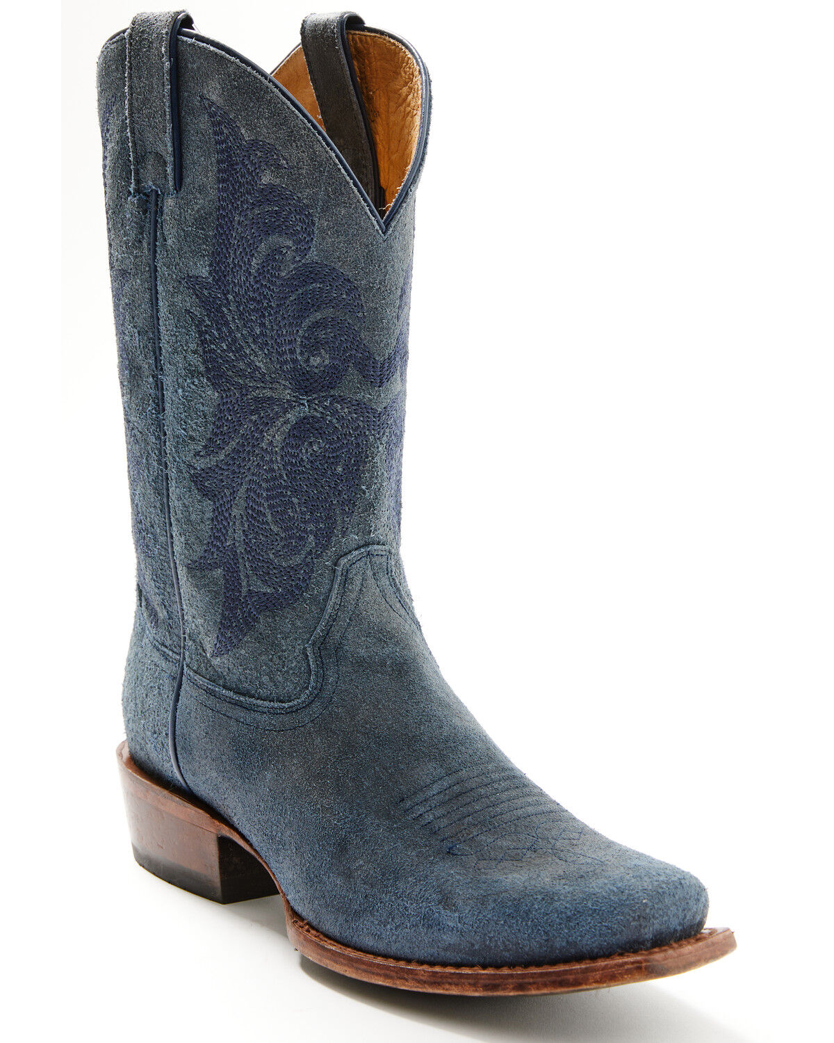 Moonshine Spirit Men's Gunsmoke Western Boots - Square Toe, Blue, hi-res