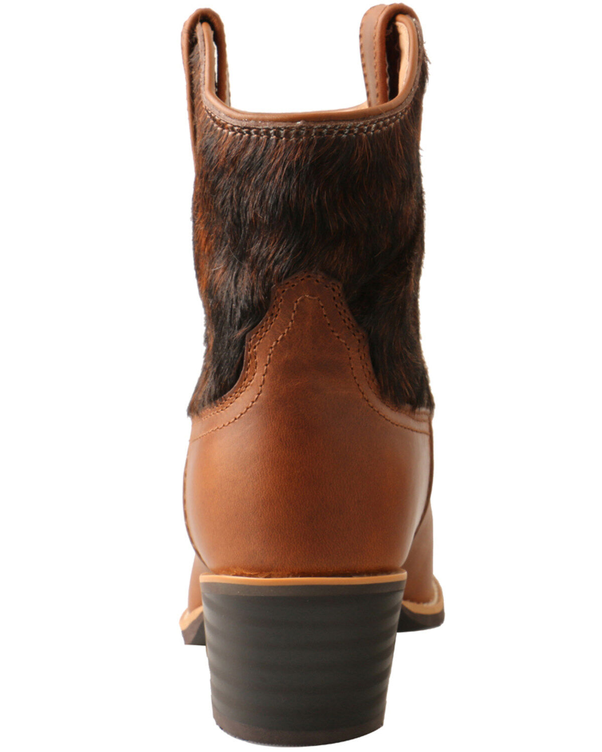 Image #4 - Twisted X Women's Hair-On Western Booties - Round Toe, , hi-res